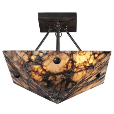 Imperial Granite Semi-Flushmount by ELK Lighting - Starlight Lighting USA and Canada